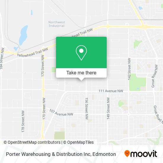 Porter Warehousing & Distribution Inc map