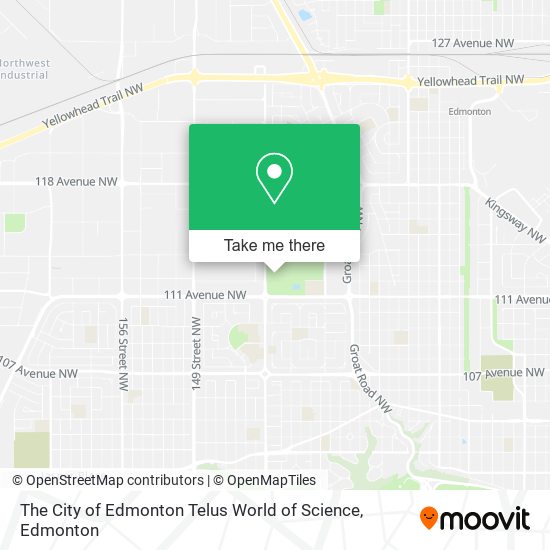 The City of Edmonton Telus World of Science plan