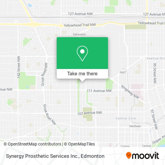 Synergy Prosthetic Services Inc. map