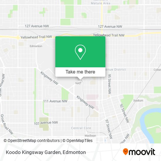 Koodo Kingsway Garden map