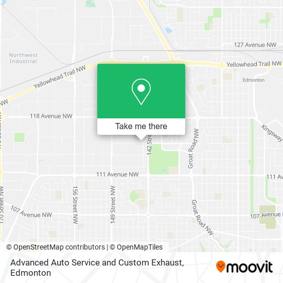 Advanced Auto Service and Custom Exhaust map