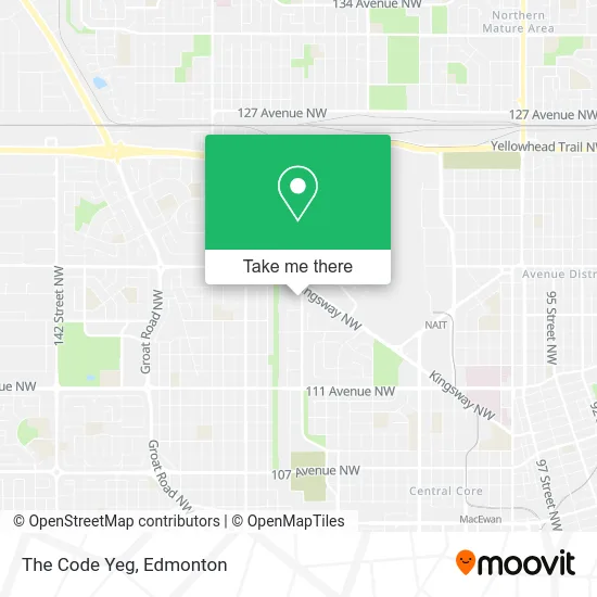 The Code Yeg map