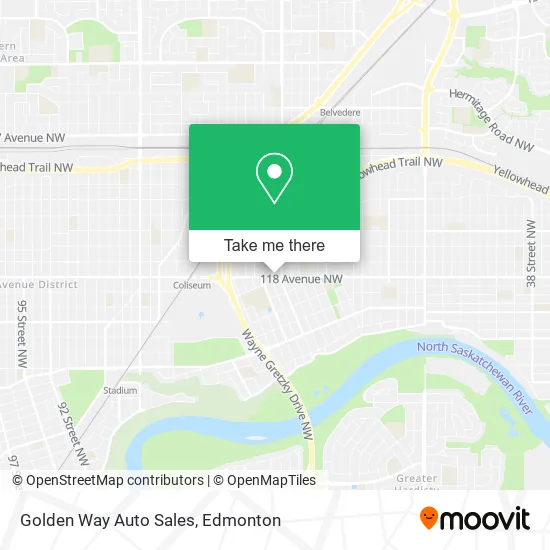Golden Way Auto Sales map