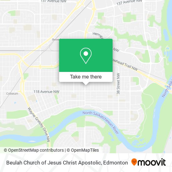 Beulah Church of Jesus Christ Apostolic map