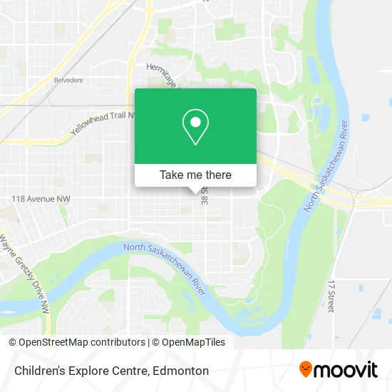 Children's Explore Centre map