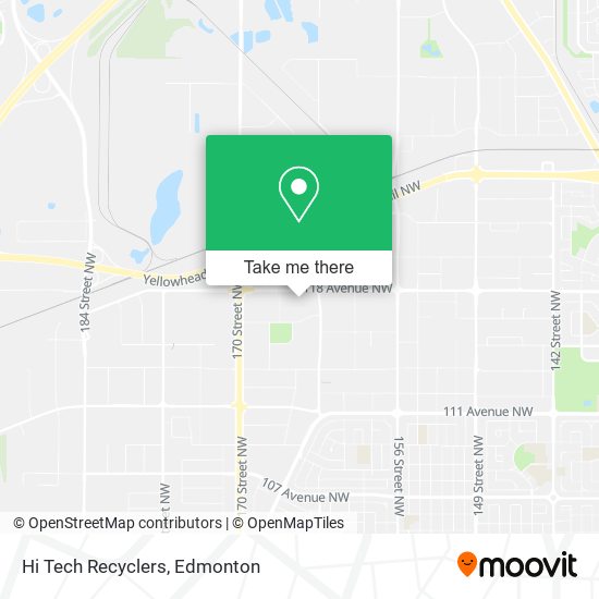 Hi Tech Recyclers map