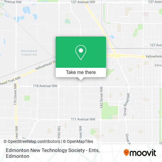 Edmonton New Technology Society - Ents map