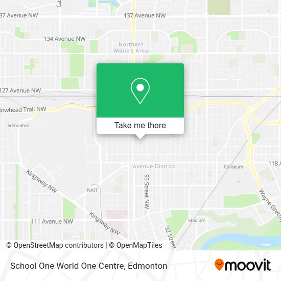 School One World One Centre map