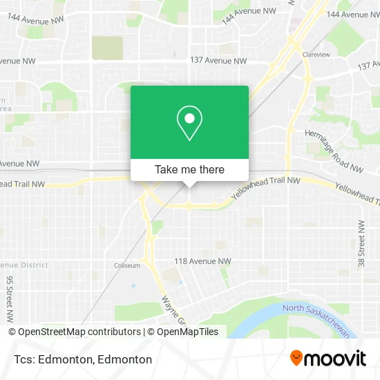 Tcs: Edmonton map