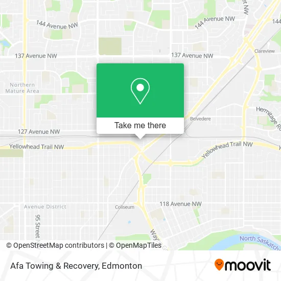 Afa Towing & Recovery map