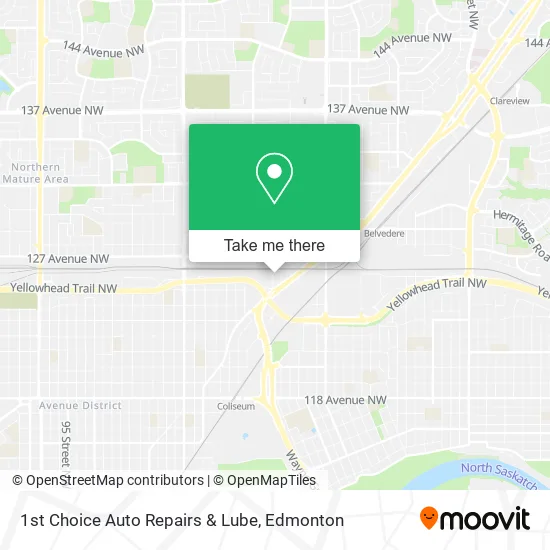 1st Choice Auto Repairs & Lube map