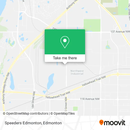 Speeders Edmonton map