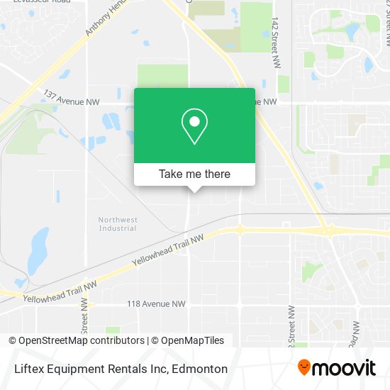 Liftex Equipment Rentals Inc map