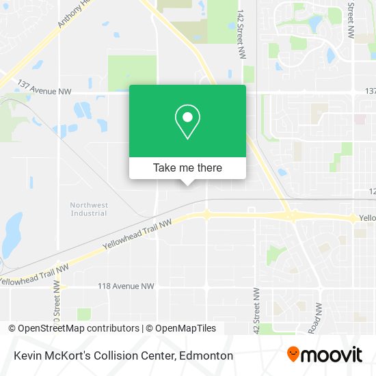 Kevin McKort's Collision Center map