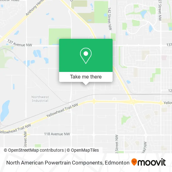 North American Powertrain Components map
