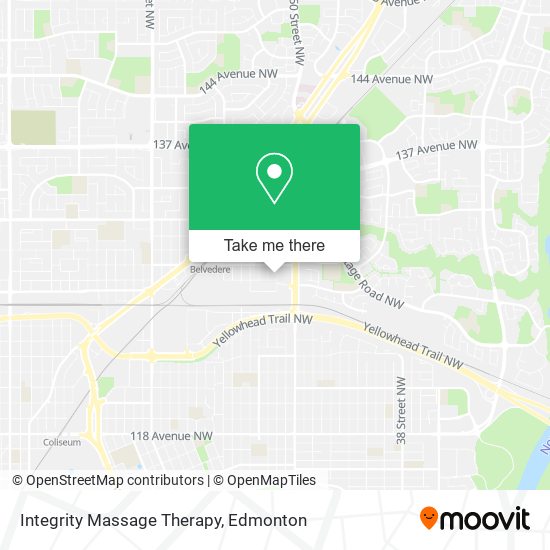 Integrity Massage Therapy map