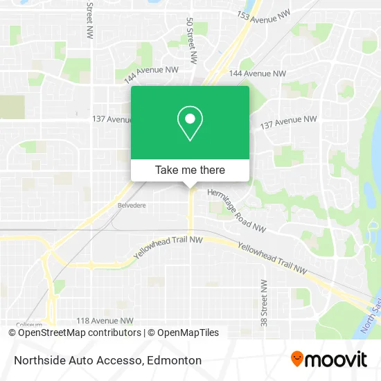 Northside Auto Accesso map