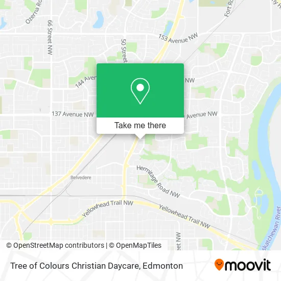 Tree of Colours Christian Daycare map
