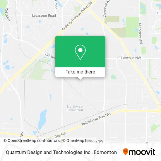 Quantum Design and Technologies Inc. map