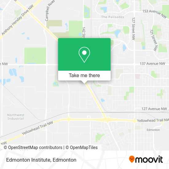 Edmonton Institute map