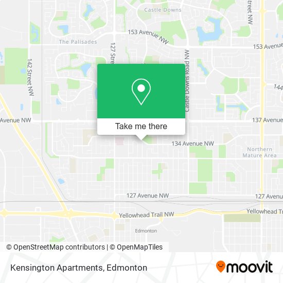 Kensington Apartments map
