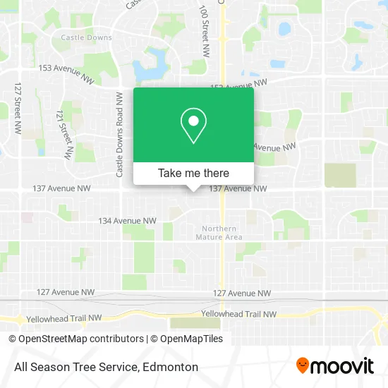 All Season Tree Service map