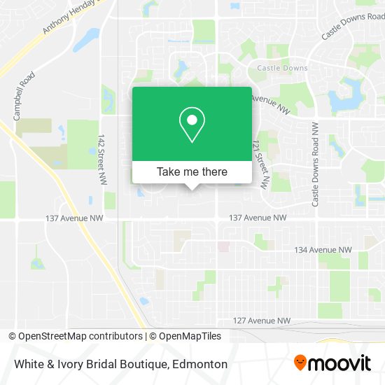 White & Ivory Bridal Boutique plan