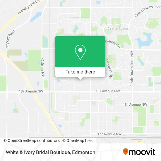 White & Ivory Bridal Boutique map
