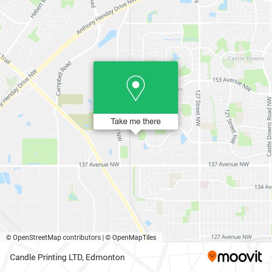 Candle Printing LTD map