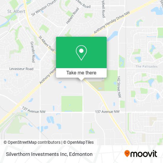 Silverthorn Investments Inc map