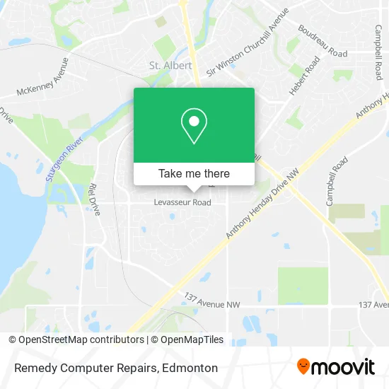 Remedy Computer Repairs map