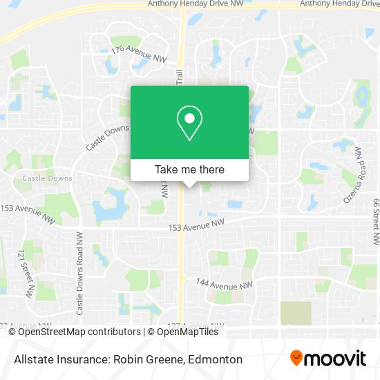 Allstate Insurance: Robin Greene map
