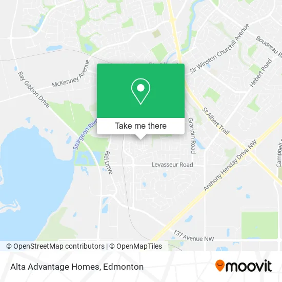 Alta Advantage Homes map