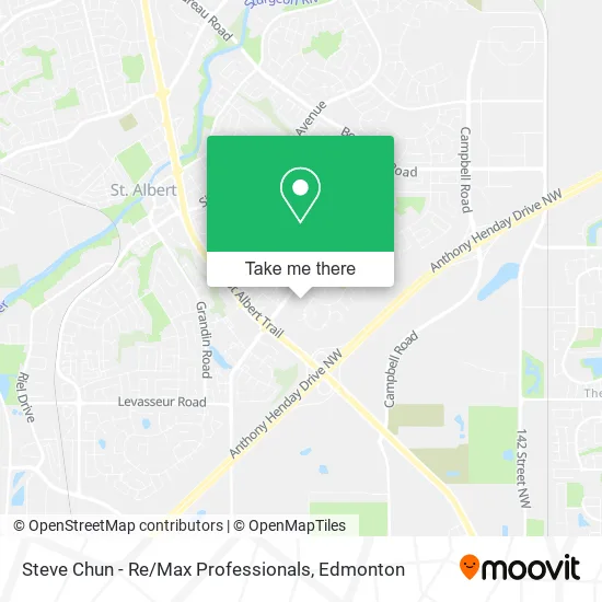 Steve Chun - Re / Max Professionals map