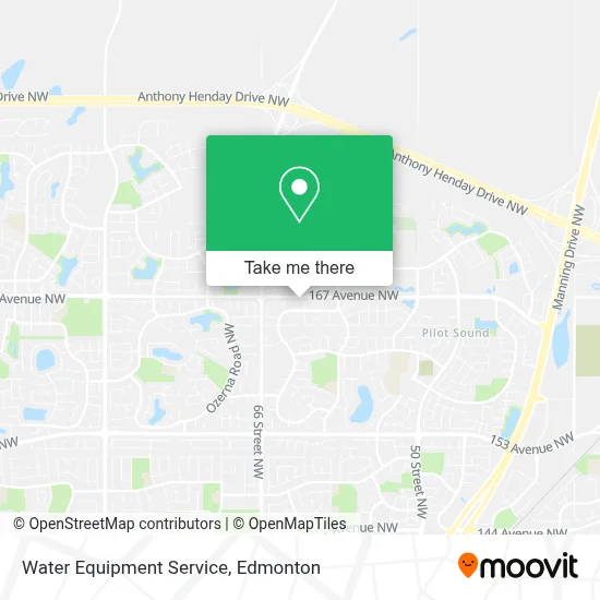Water Equipment Service map