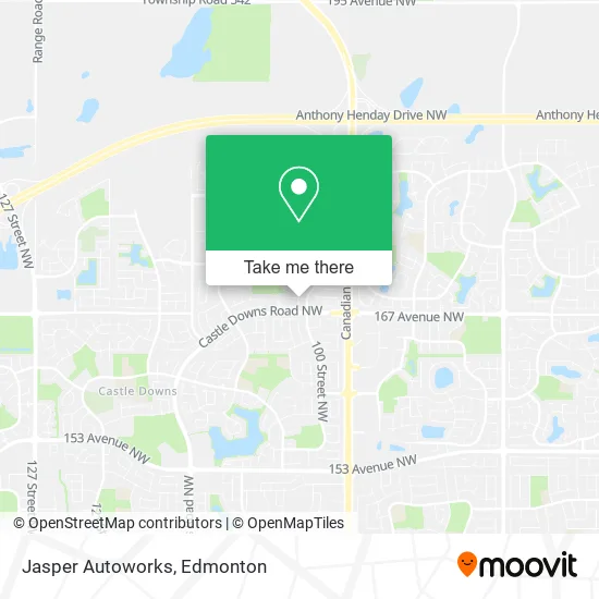 Jasper Autoworks map