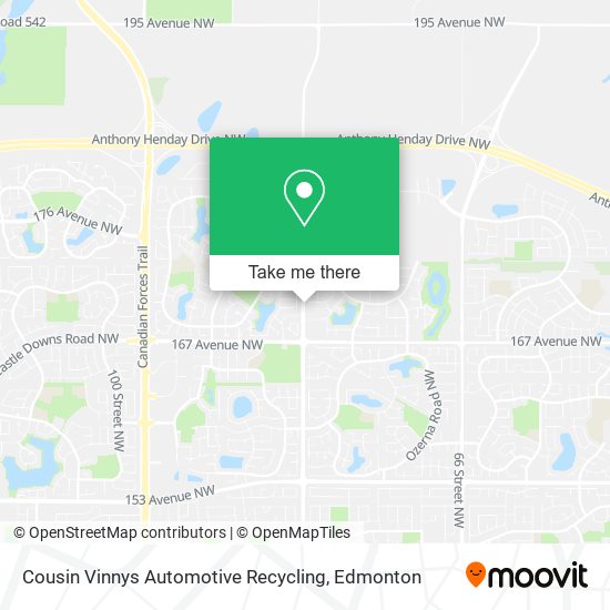Cousin Vinnys Automotive Recycling map
