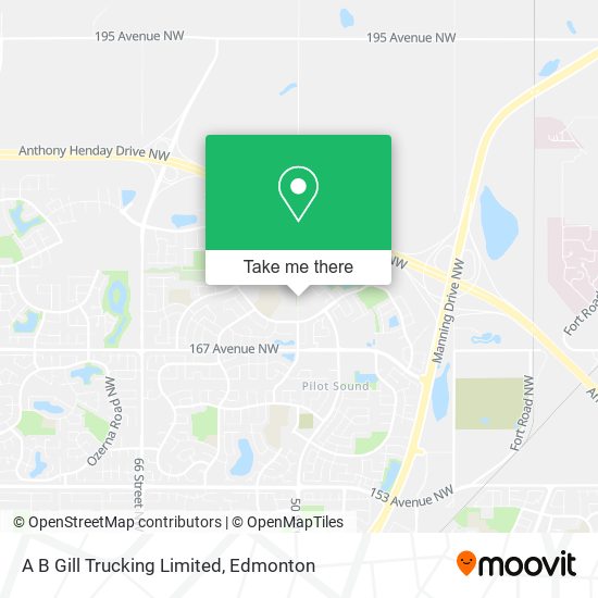 A B Gill Trucking Limited map