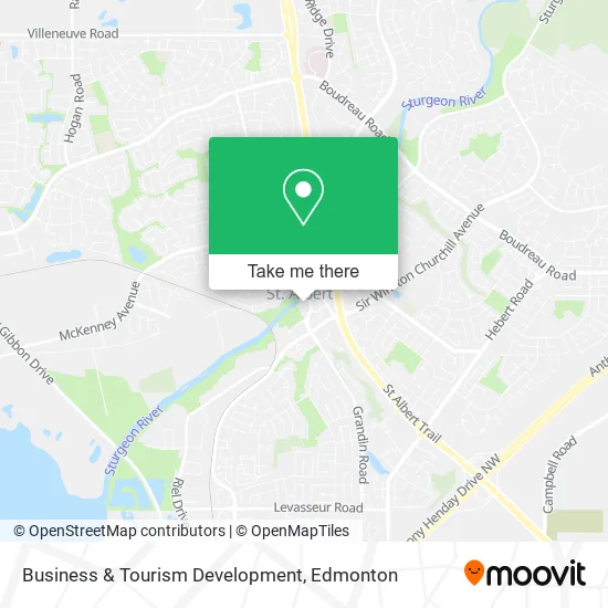 Business & Tourism Development map