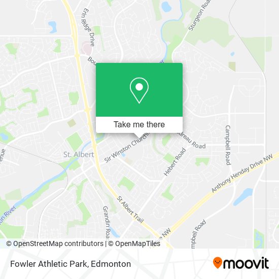 Fowler Athletic Park map