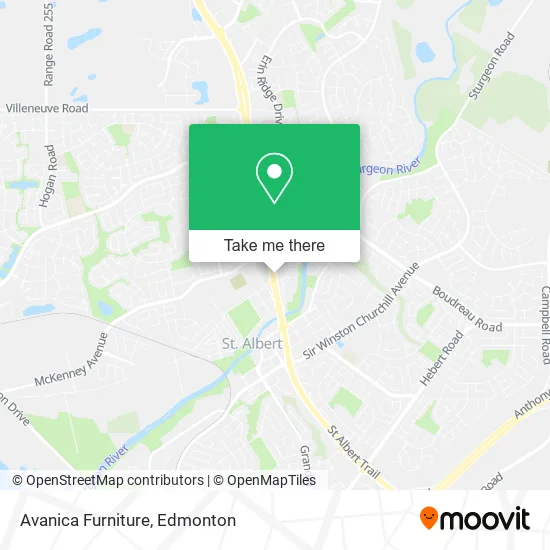 Avanica Furniture map