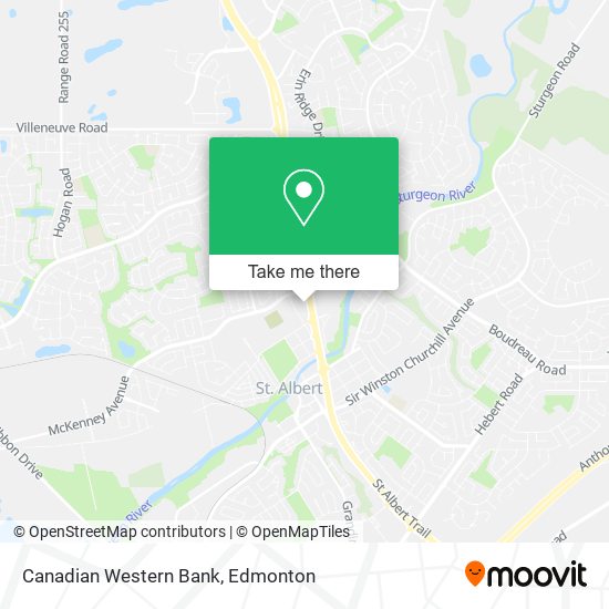 Canadian Western Bank map