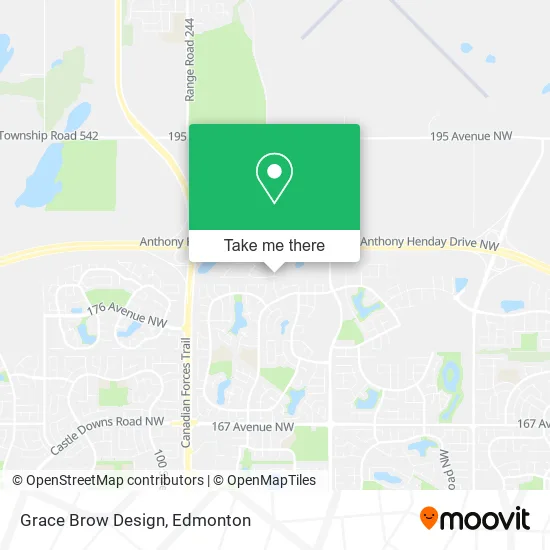 Grace Brow Design map