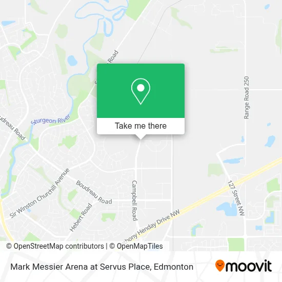 Mark Messier Arena at Servus Place map