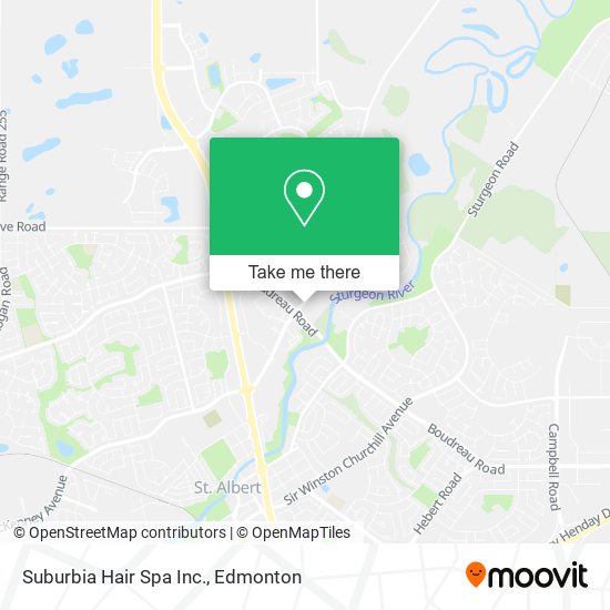 Suburbia Hair Spa Inc. map