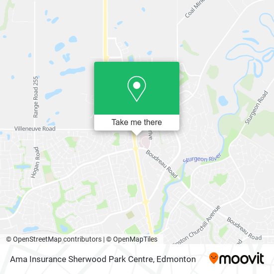 Ama Insurance Sherwood Park Centre map
