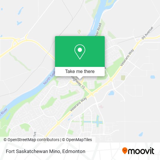 Fort Saskatchewan Mino map