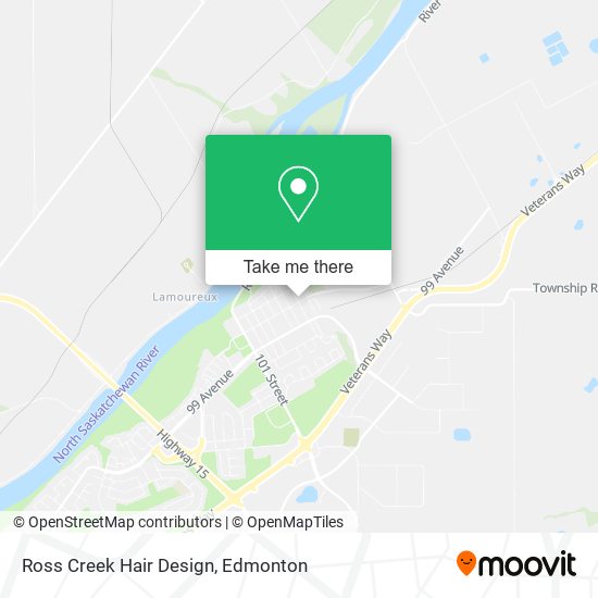 Ross Creek Hair Design map