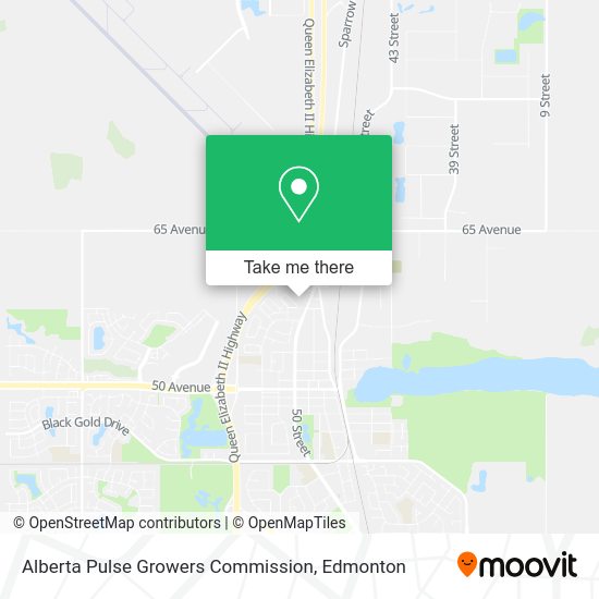 Alberta Pulse Growers Commission map