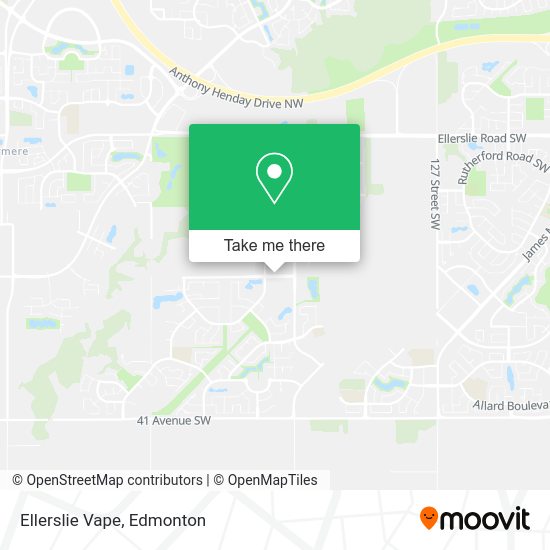 Ellerslie Vape map